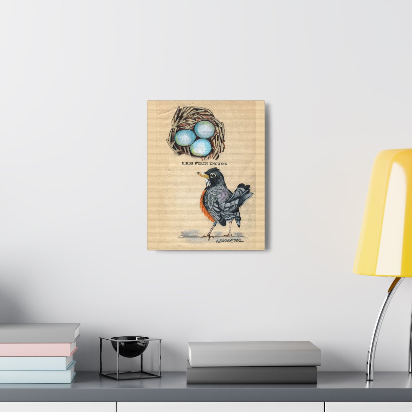 "Birds Worth Knowing" Canvas Gallery Wrap Print