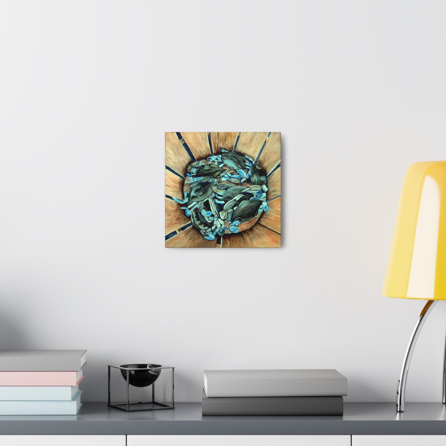 "Basket Crabs" Gallery Wrap Canvas Print