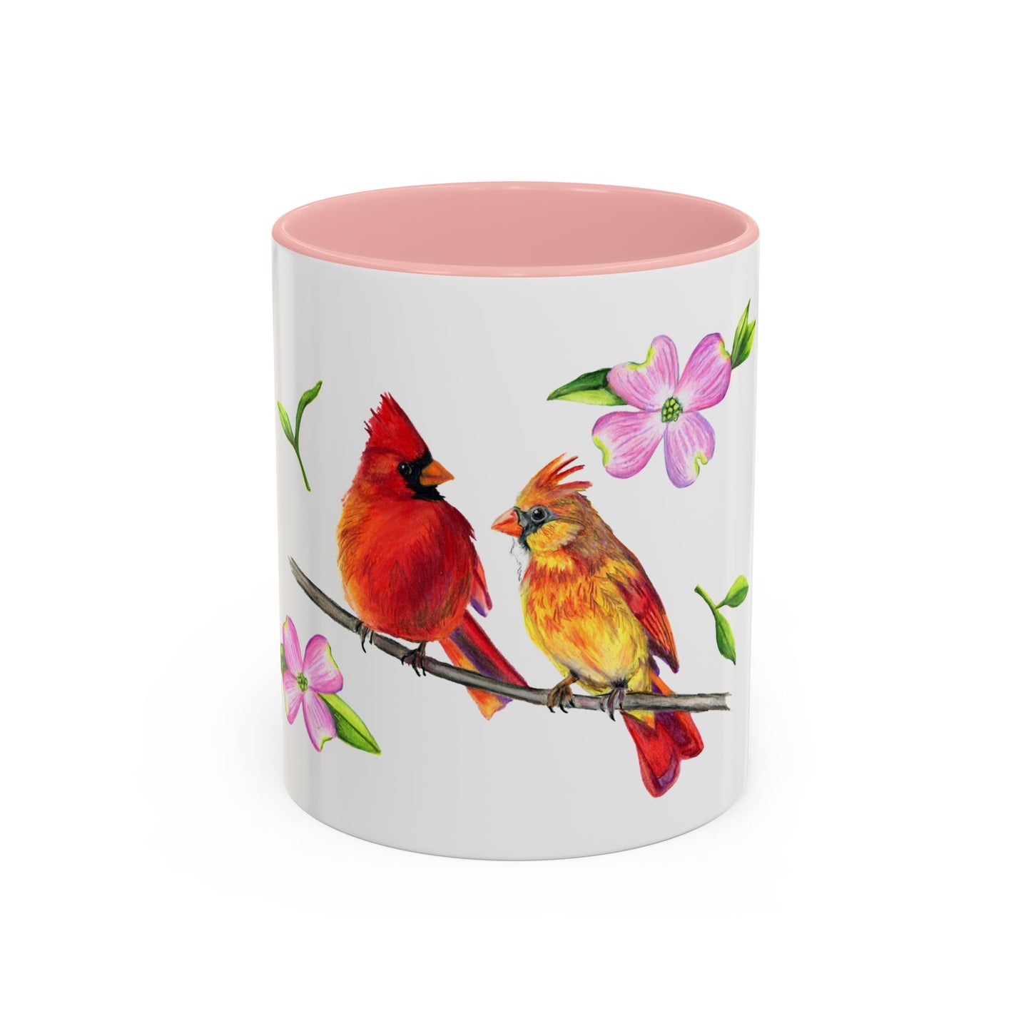 Cardinal Pair Accent Coffee Mug, 11oz