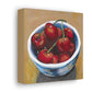 "Bowl of Cherries" Canvas Gallery Wrap Print