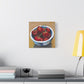 Cherry Bowl Canvas Art — Matte Stretched 1.25"