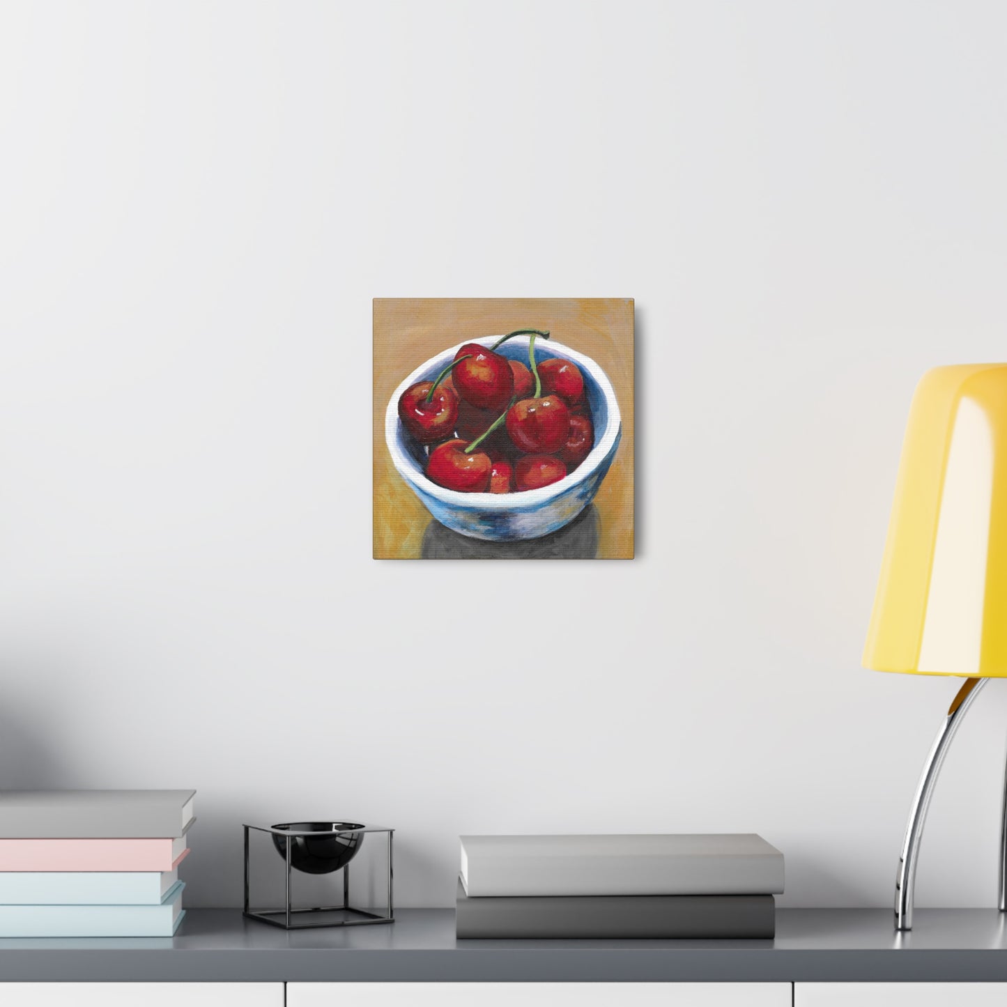 "Bowl of Cherries" Canvas Gallery Wrap Print