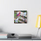 Cardinal Songbirds Canvas Art — Matte Stretched Wall Decor