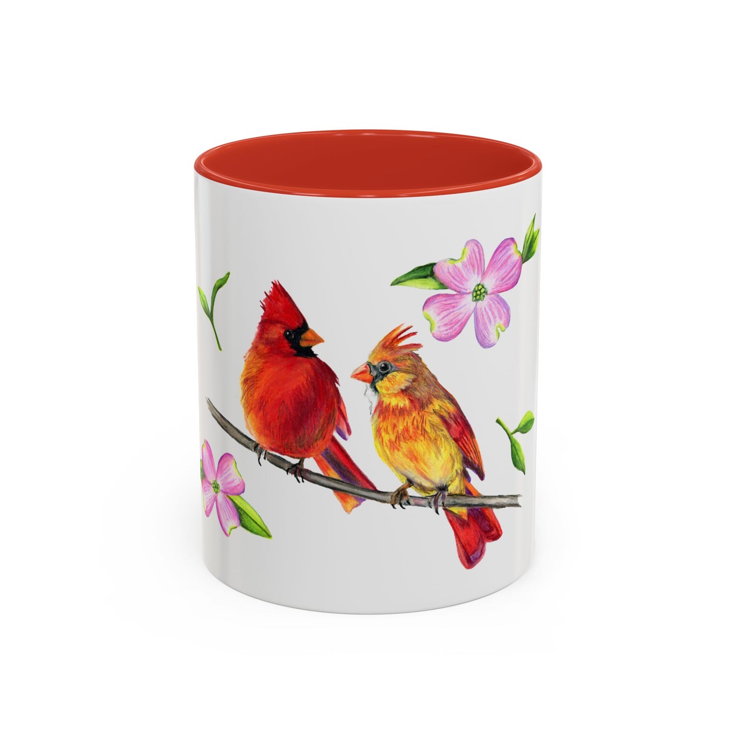 Cardinal Pair Accent Coffee Mug, 11oz