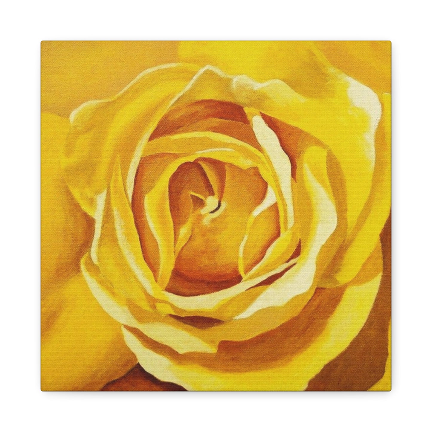 "Yellow Study #2", Matte Canvas, Stretched, 1.25"