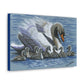 "Swan Mom" Canvas Gallery Wrap Print