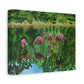 Flamingo Reflection Matte Stretched Canvas