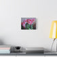 Pink Tulip Bouquet Canvas Print — Stretched Matte Wall Art
