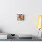 Cardinal Pair Matte Canvas Wall Art - 'Side By Side' Stretched 1.25"