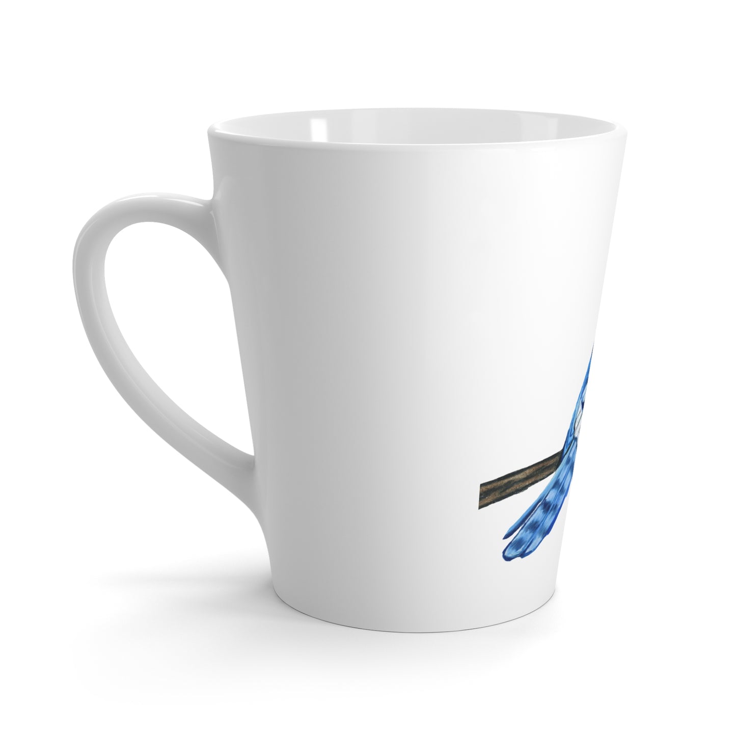 Blue Jay Latte Mug