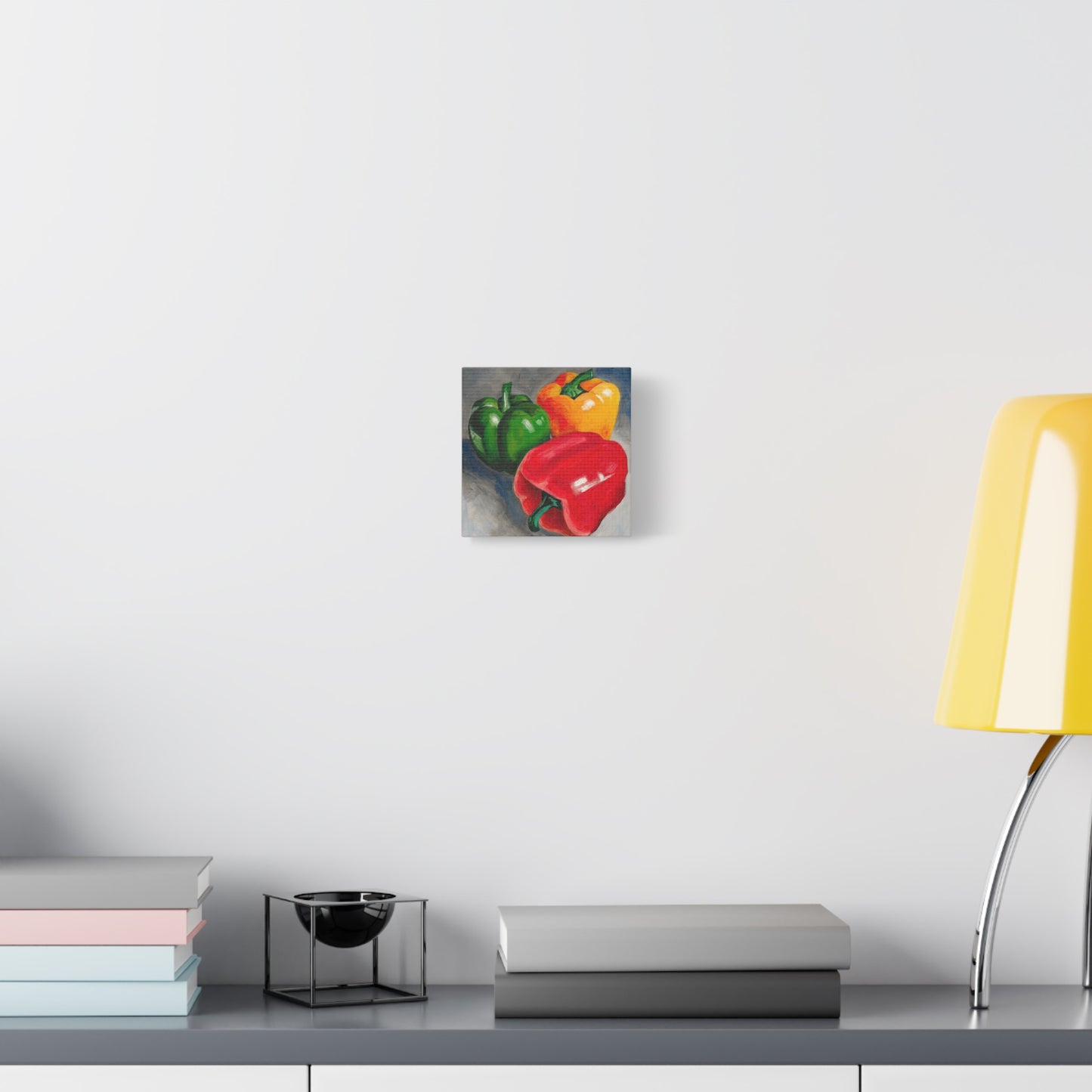 Bell Pepper Still Life Canvas Print – Stretched Matte Wall Art