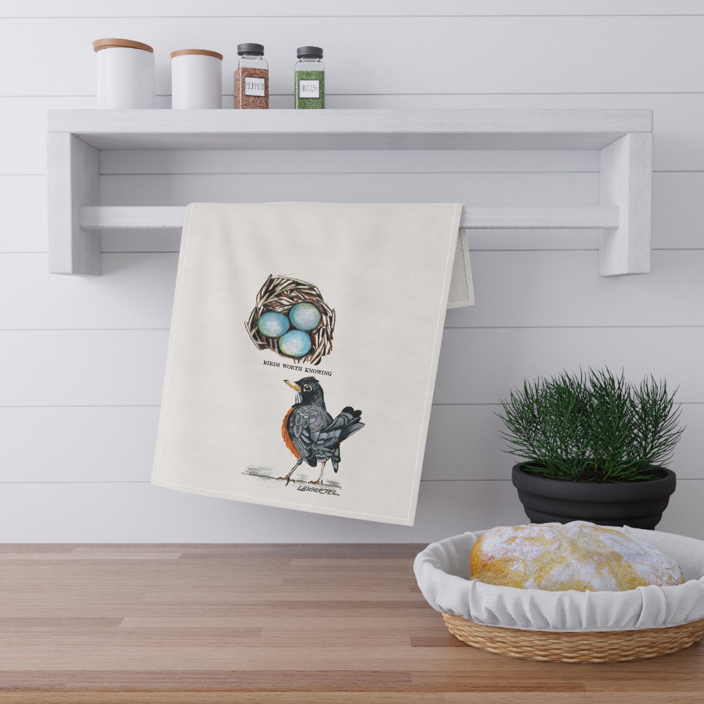 "Birds I Know" Kitchen Towel