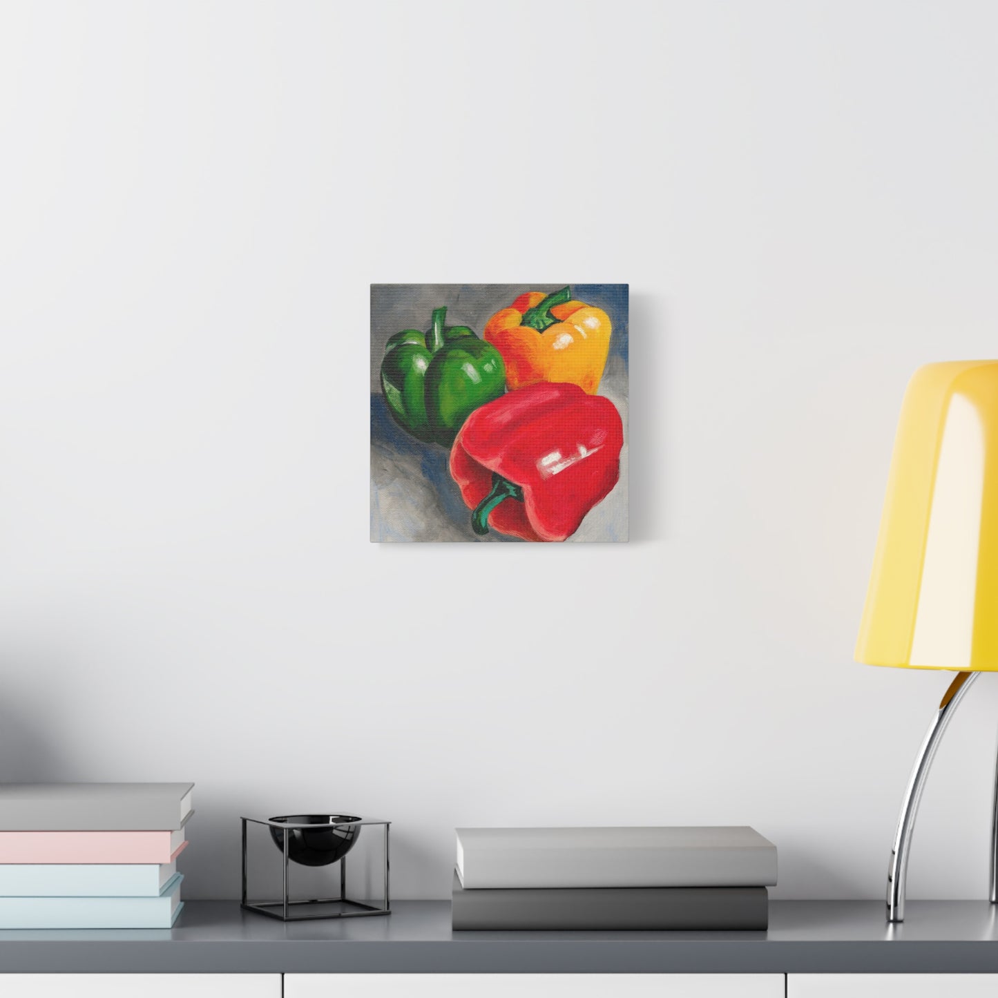 Bell Pepper Still Life Canvas Print – Stretched Matte Wall Art