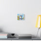 Bluebird Morning Canvas Wall Art — "Morning is Come" Stretched Matte Print