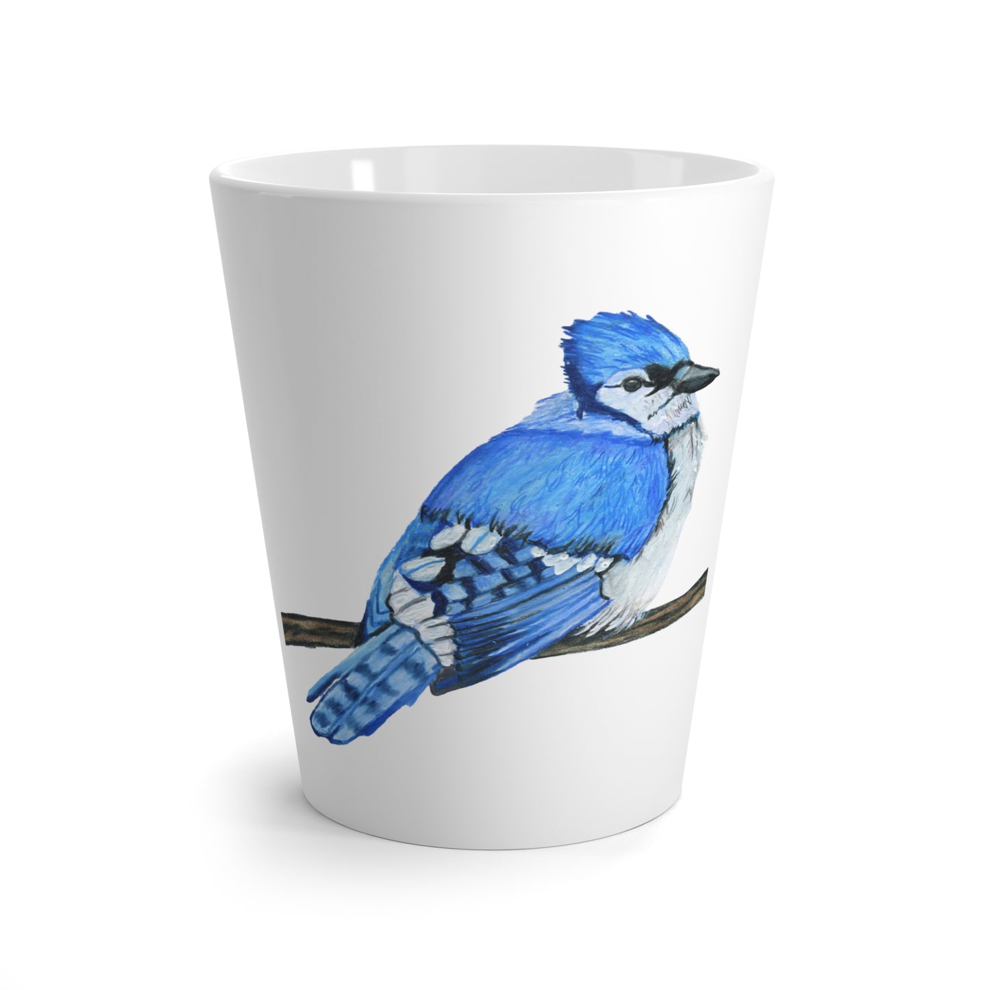 Blue Jay Latte Mug