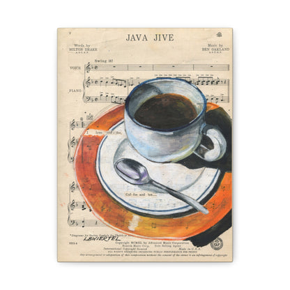 Java Jive, Matte Canvas, Stretched, 1.25"