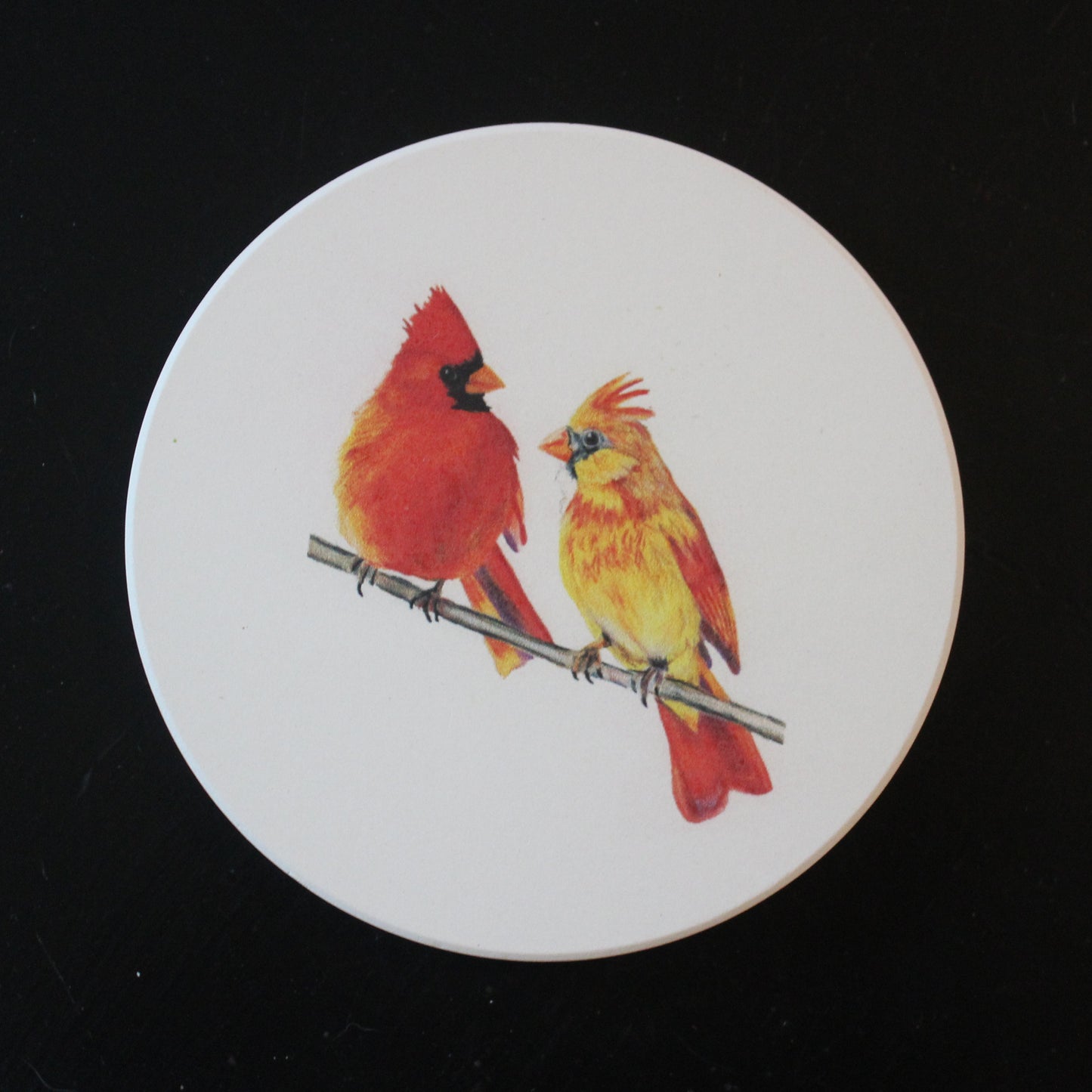 Absorbent Ceramic Bird Coasters