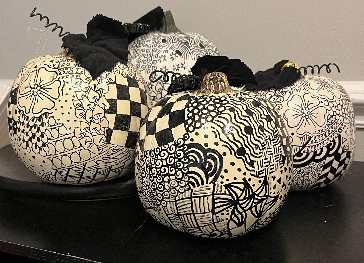 Medium Zentangle Pumpkin